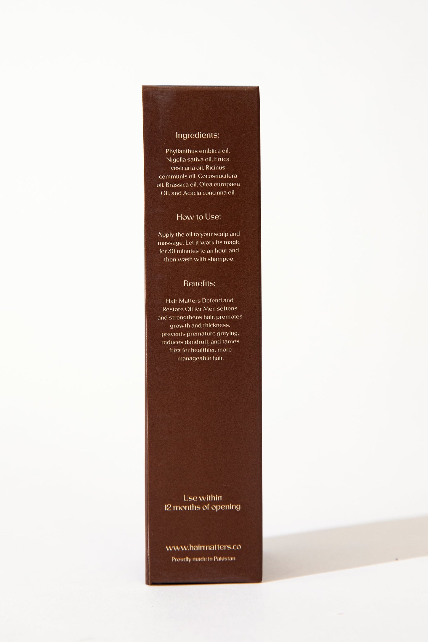 Defend and Restore Oil For Men