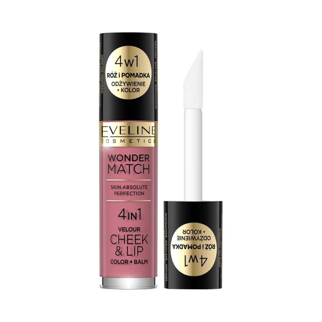 Eveline Cosmetics Wonder Match Cheek & Lip 4in1 Blush and Liquid Lipstick