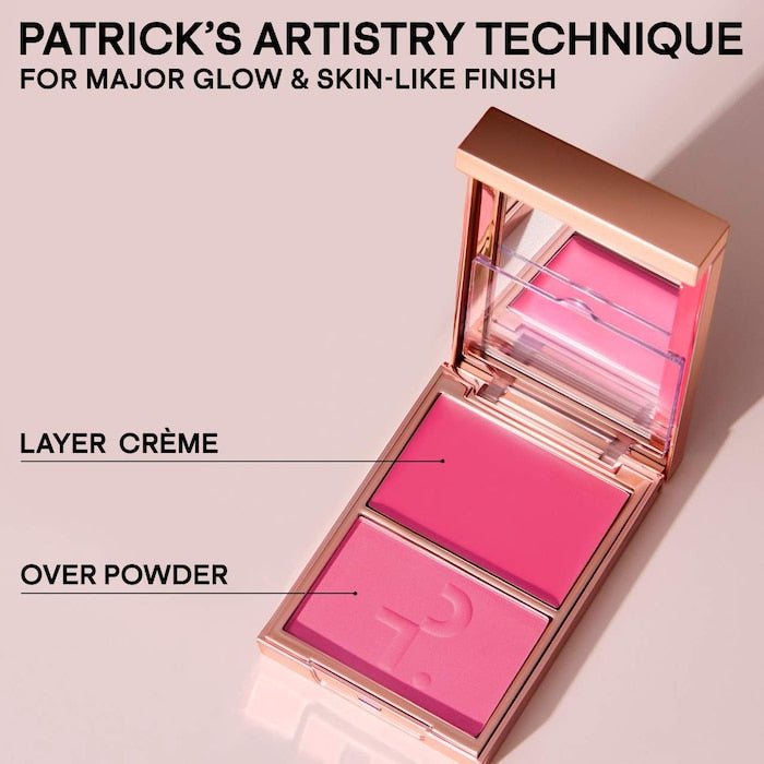 Patrick Ta Major Headlines Double-Take Crème & Powder Blush Duo