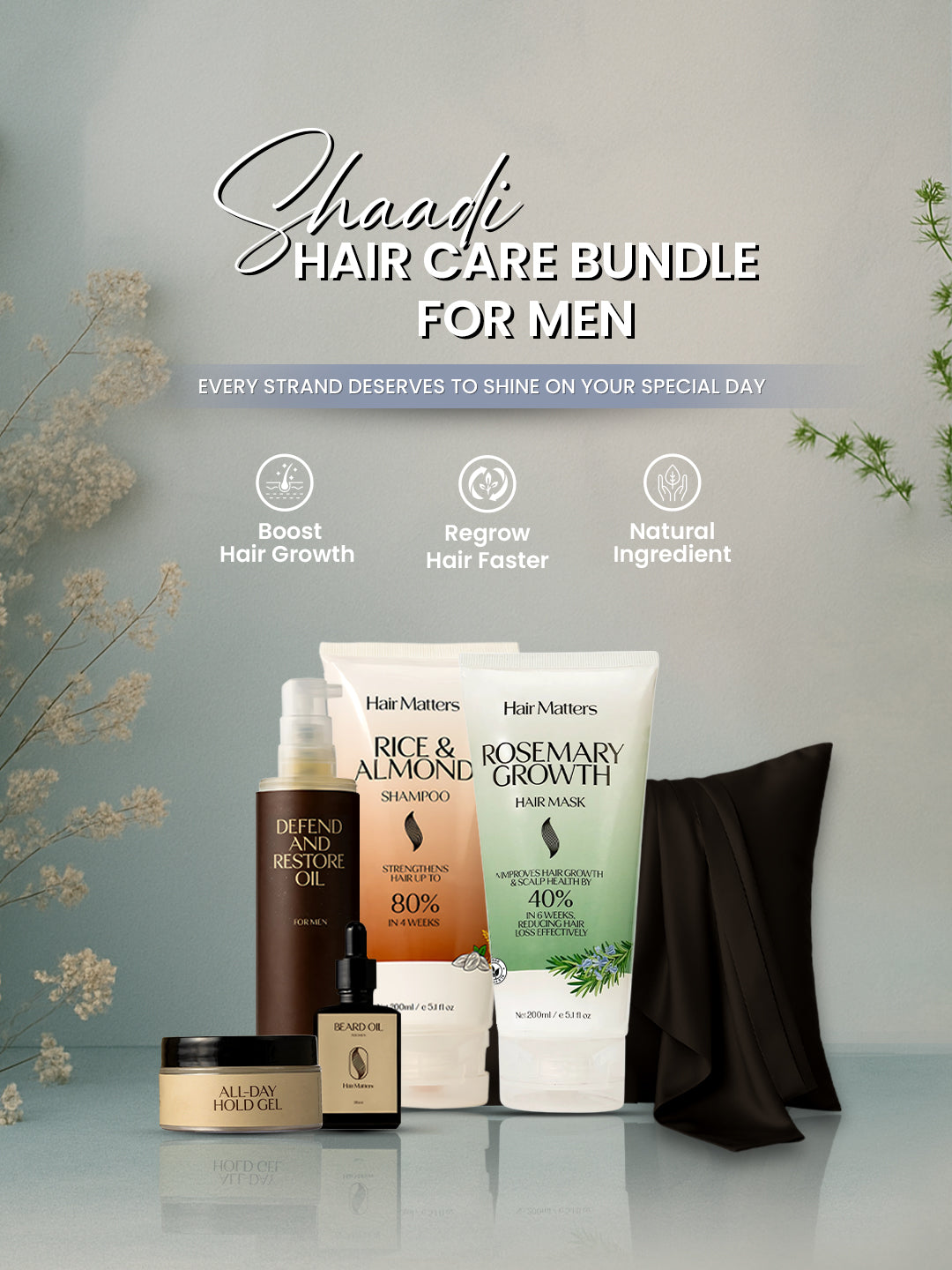 Shaadi Hair Care Bundle For Men